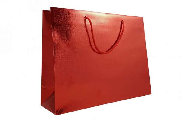 Shopper lux rosso cromo