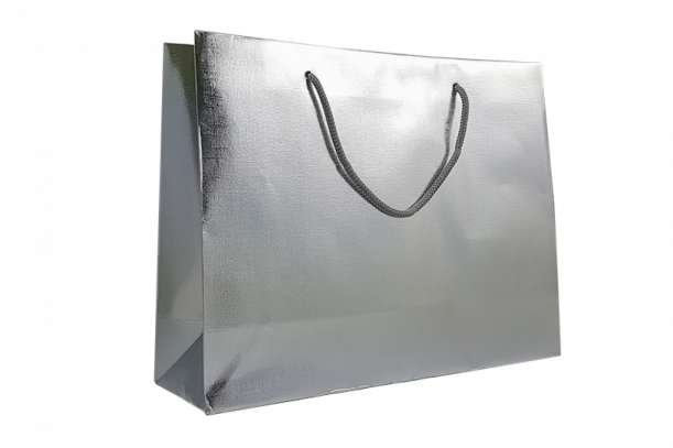 Shopper lux argento cromo 